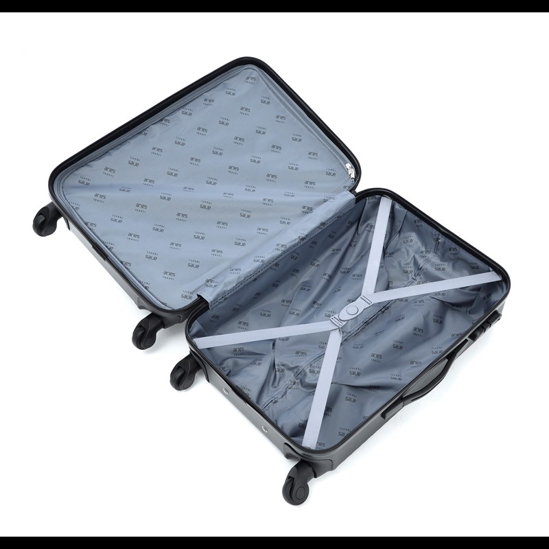Aries Travel Kuffert Miami Sort 73 CM 4