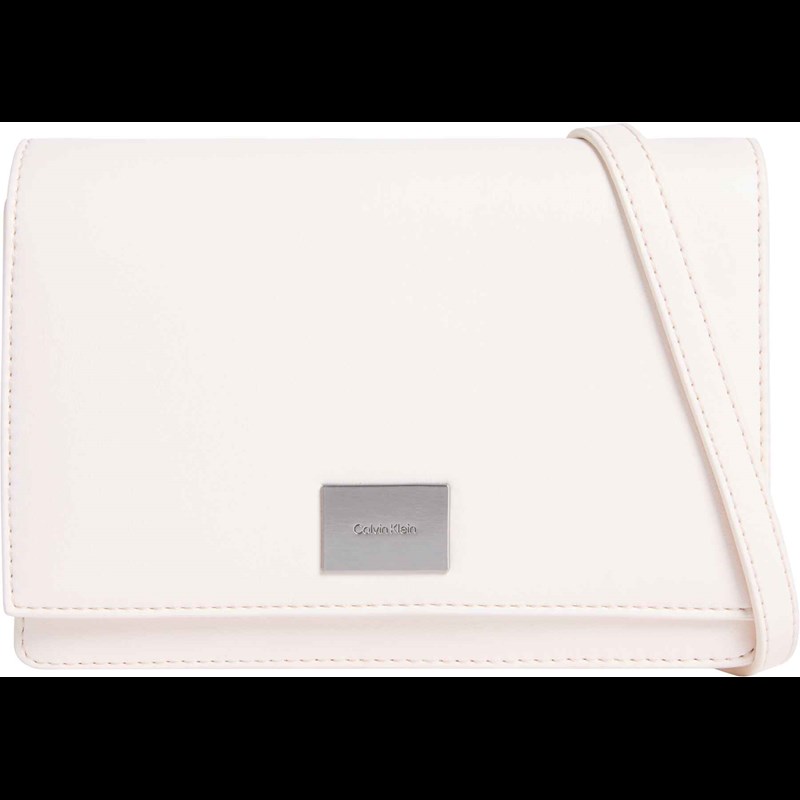 Calvin Klein Crossbody Hardware Flap Beige 1