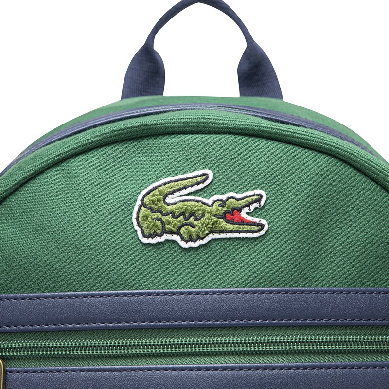 Lacoste Ryggsäck Varsity Grönt mönster 4