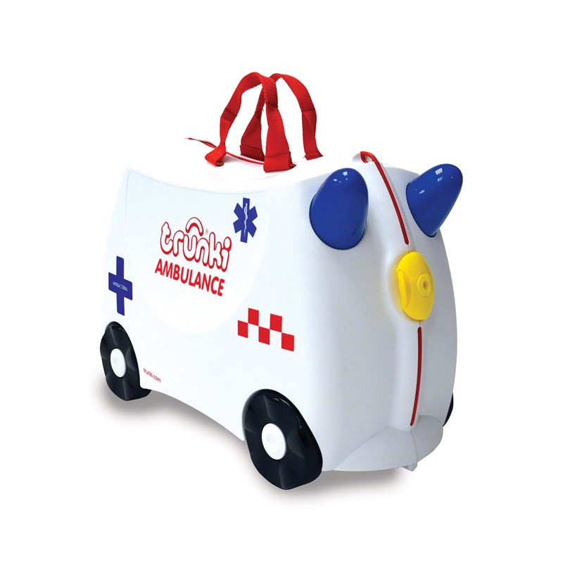 Trunki Børnekuffert Abbie Ambulance Hvid 1