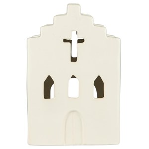 Ib Laursen Ljusstake Hus Kyrka Stillenat Creme