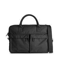 Tyler & Co Montpellier Laptop Bag, Rec. 14" Svart
