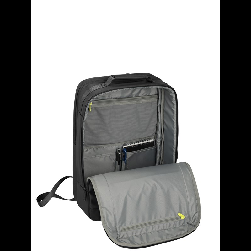 travelite WORKFLOOW backpack L, black Svart 15" 5