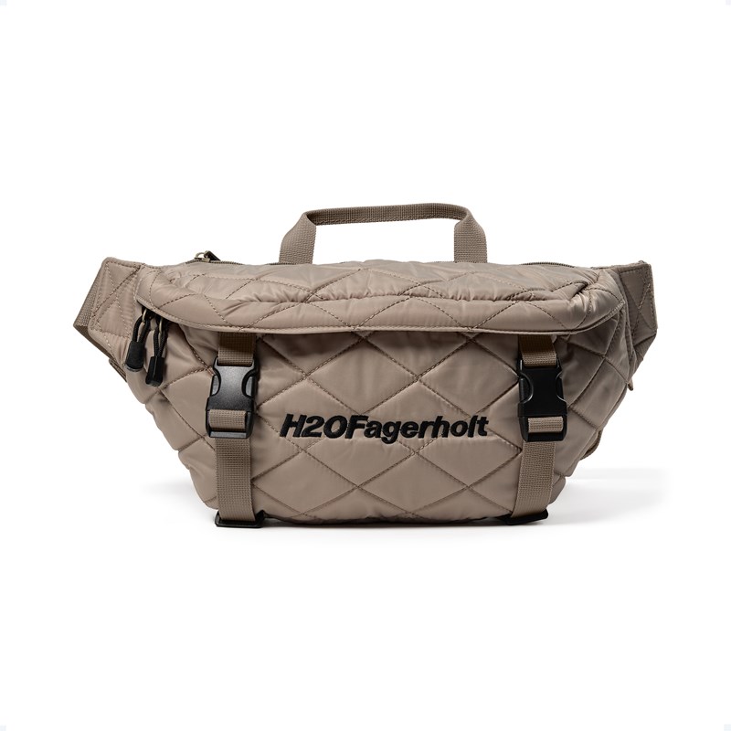 H2OFagerholt Bæltetaske Close Market Bag Beige/grå 1