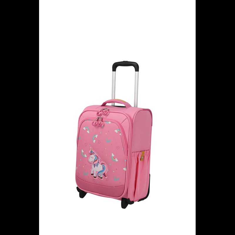 travelite Børnekuffert Unicorn Pink Str S 2