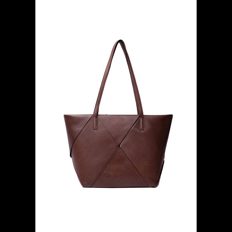 RE:DESIGNED Skuldertaske Olia Big Brun 1