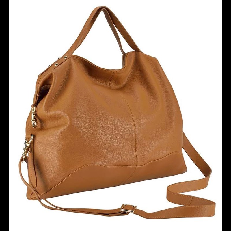 Hoffmann Skuldertaske Camel 1