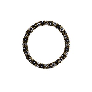 By Stær Armbånd Nepal Nr. 1224 Sort/Guld