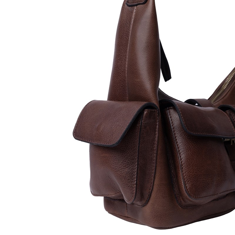 RE:DESIGNED Skuldertaske Solvej Medium M. Brun 4
