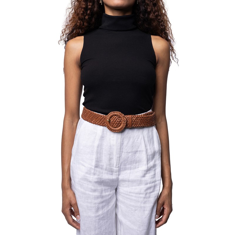 RE:DESIGNED Bælte Henley Brun 90 Cm 2