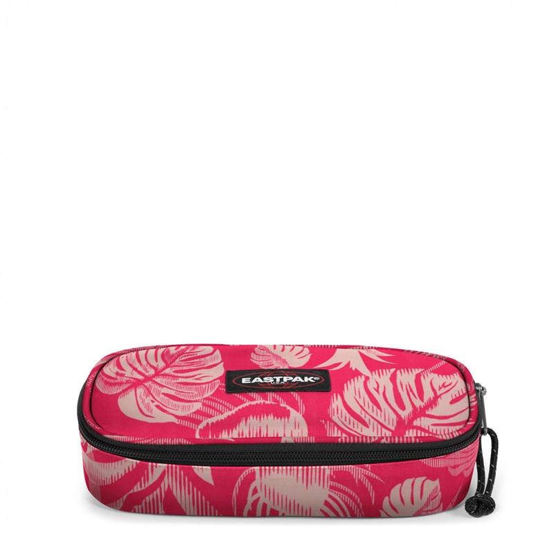 Eastpak Penalhus Oval Single Pink Blomst 1