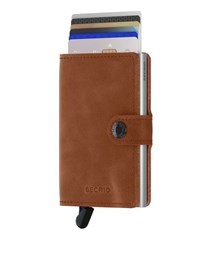 Secrid Kortholder Mini wallet Cognac/sølv 1