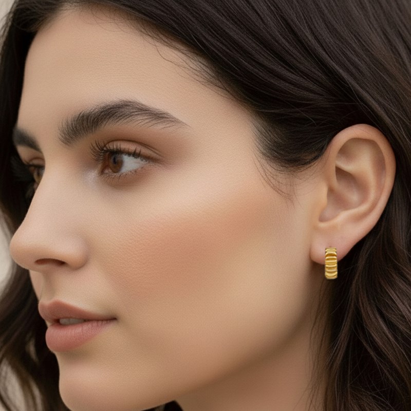 Conmé Øreringe Bilbao Guld 2