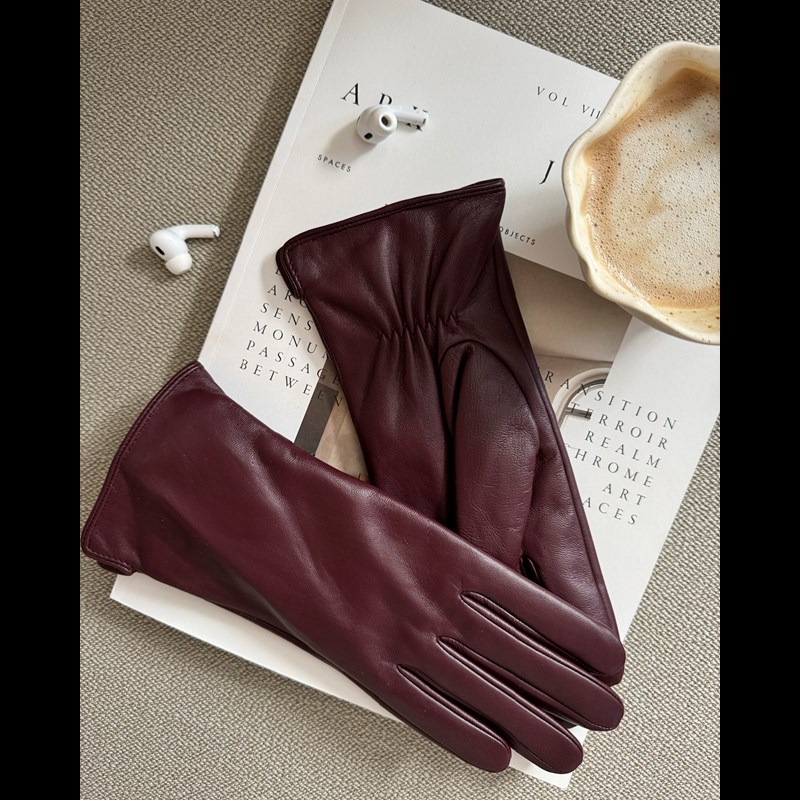 Aura Damehandske Mari Bordeaux Str 7 6