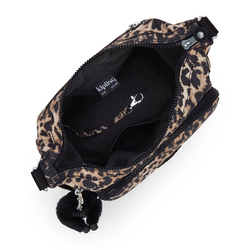 Kipling Crossbody Taske Gabb S Leopard 3