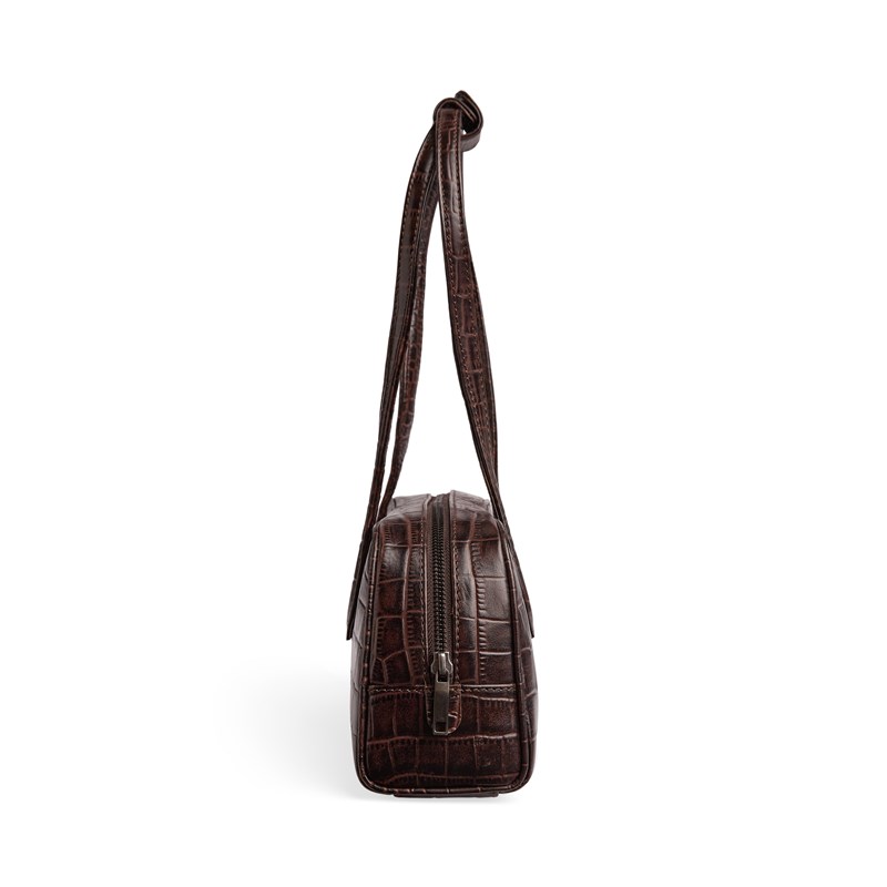MARKBERG Skuldertaske EdenaMBG Suede Brown Croco 4