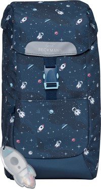 Beckmann Dagisryggsäck Rocket Blå/Mönster 1