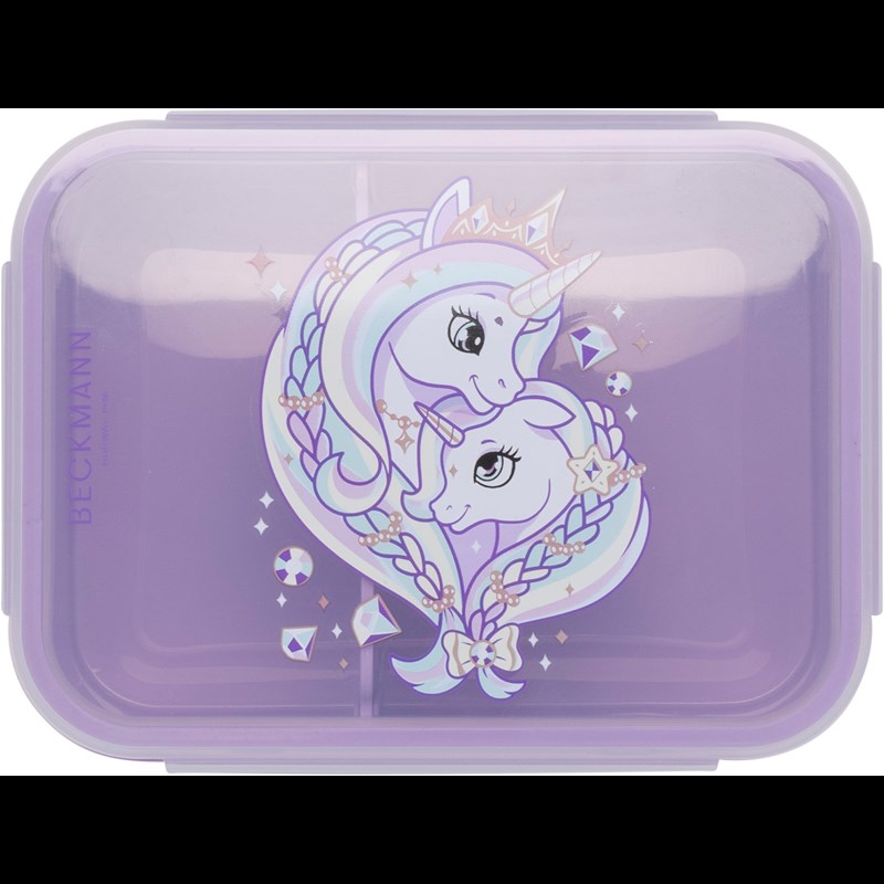 Beckmann Madkasse Unicorn Princess Lilla/lyseblå 1