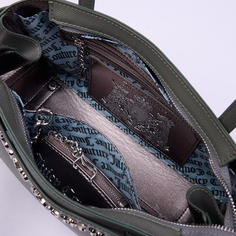 Juicy Couture Axelväska Jasmine  Blågrå 3