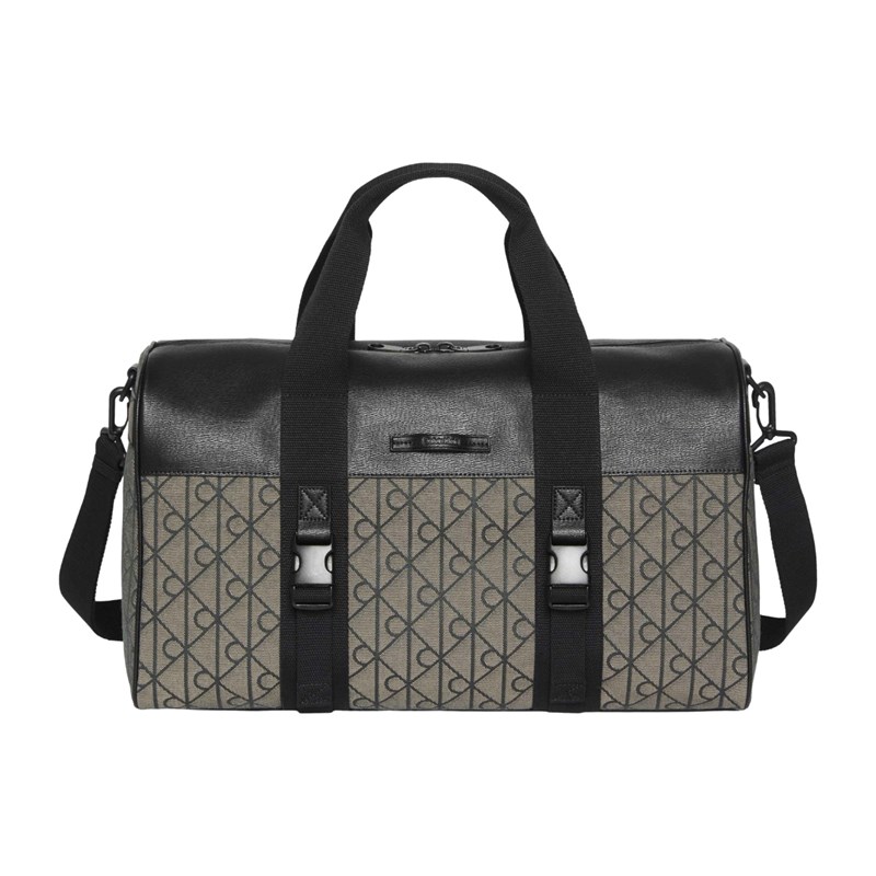 Calvin Klein Weekendväska Emblem Jacquard Svart/Beige 1