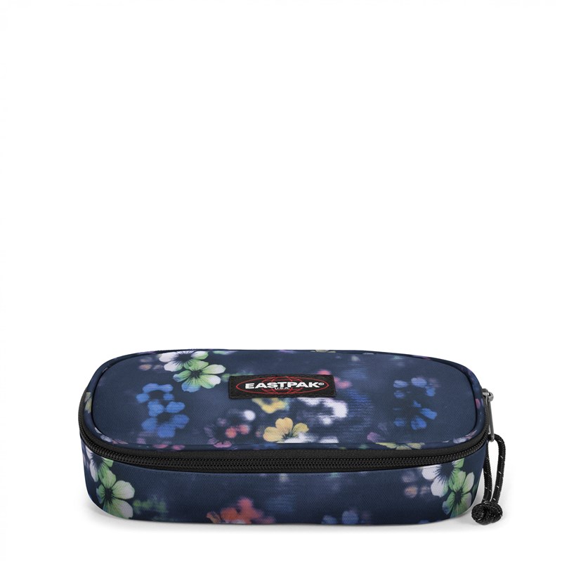 Eastpak Penalhus Oval Single Blå Blomst 1