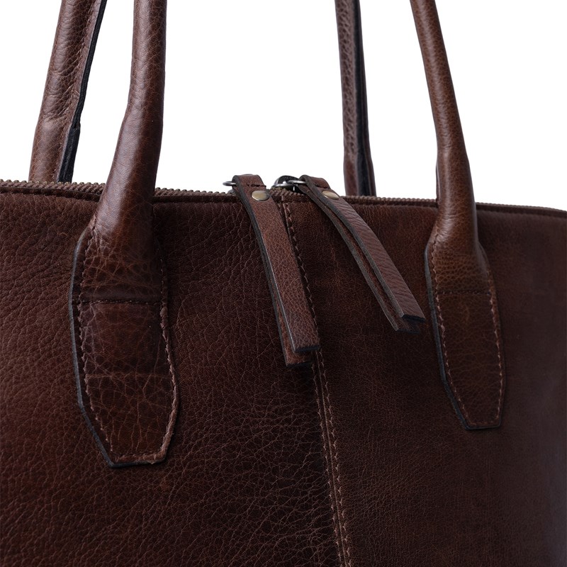 RE:DESIGNED Skuldertaske Silje Big M. Brun 4