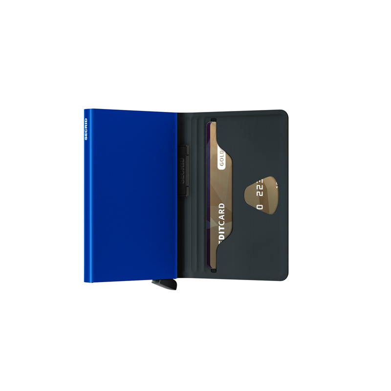 Secrid Korthold Bandwallet Blå/sort 2