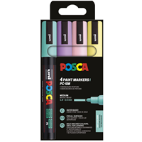 POSCA Pennor UNI POSCA PC-5M 4-pack Multi