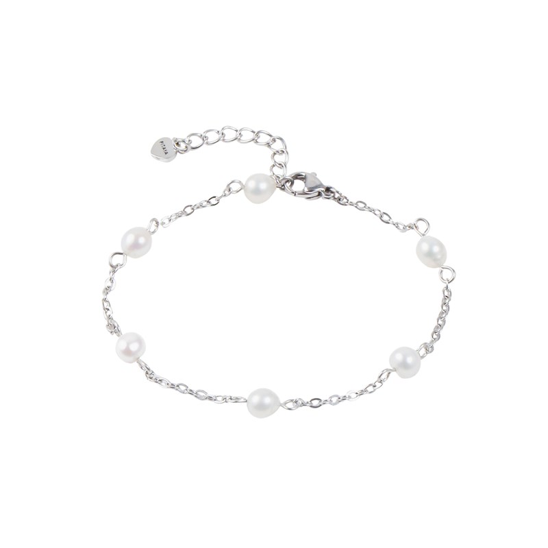 PITAYA Armband Rikke Pearl  Silver