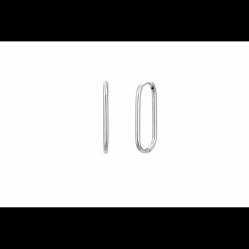 Conmé Øreringe Berlin Large Sølv 3