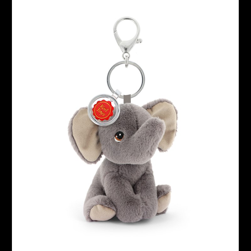 Keel Toys Bag Charm Elefant M. Grå
