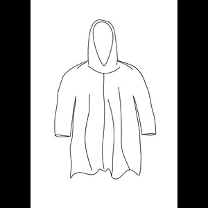 Aries Travel Regn Poncho Transparent alt image