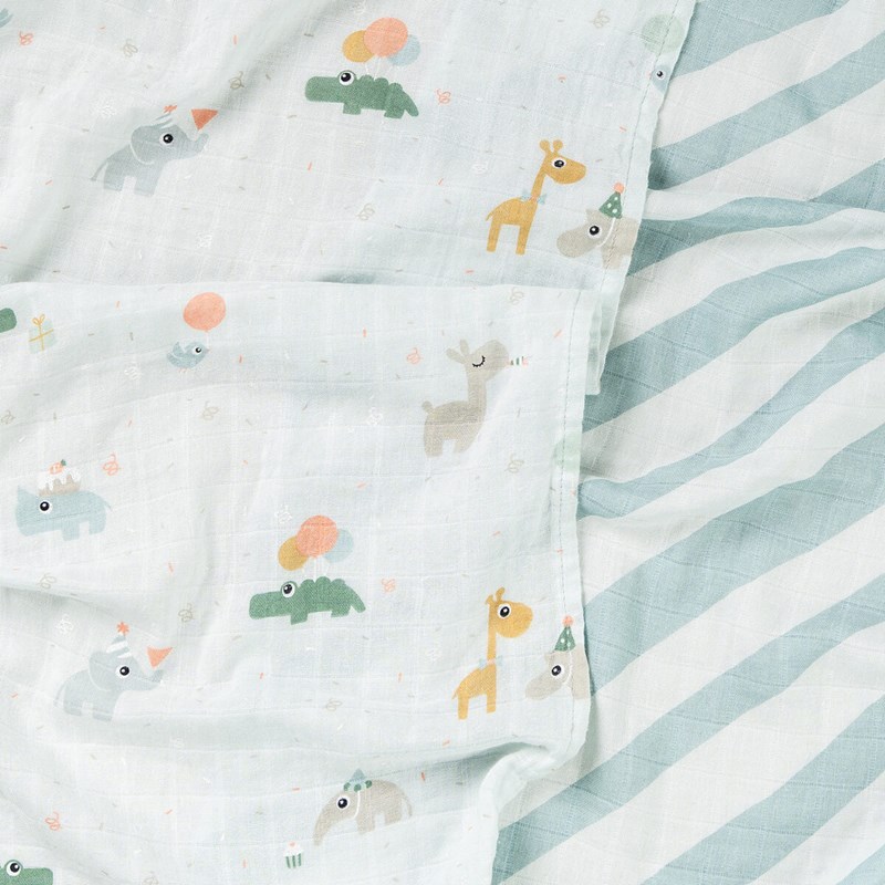 Done By Deer Stofble 2-pak Celebration  Blå 3