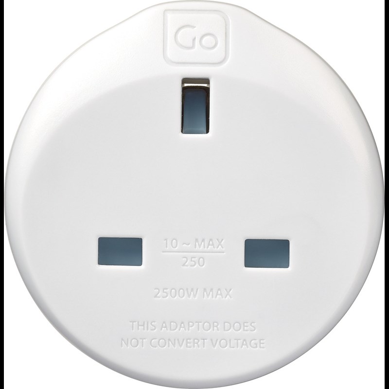 Go Travel UK-EU Adaptor Vit 4