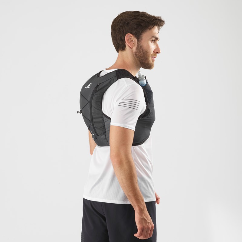 Salomon Løbevest Active Skin 4 Set Grå/Sort Str L 4