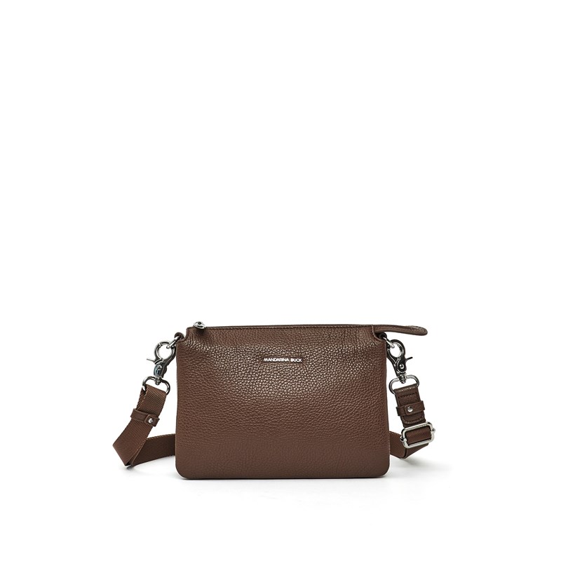 Mandarina Duck Crossbody Mellow Leather Mocca Brun 1