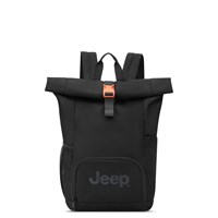 Jeep Ryggsäck rolltop JS016D Svart 15" 1