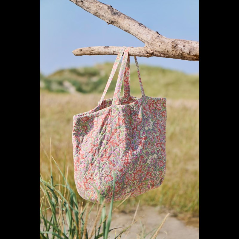 Ib Laursen Shopper Quiltet Grön/Orange 4