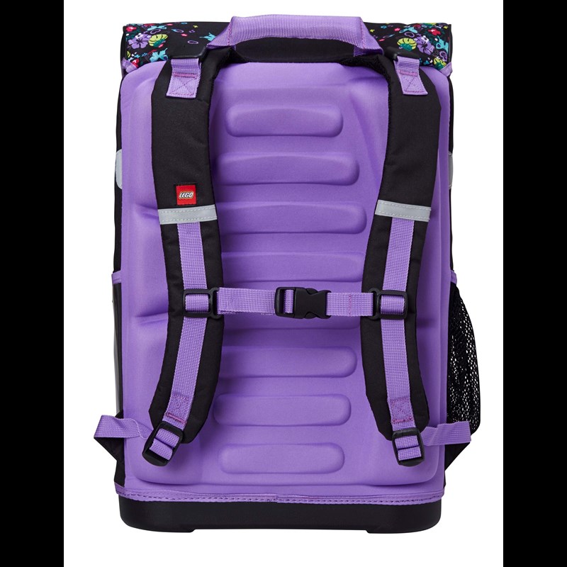 LEGO Bags Skoletaske Jungle Friends Sort m/strib 2