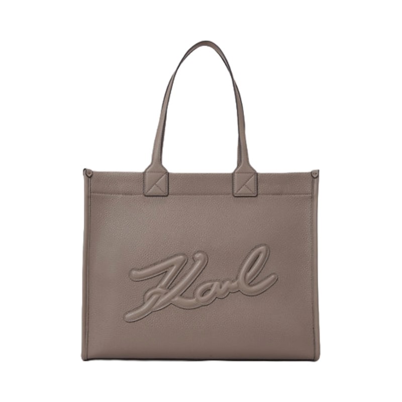 KARL LAGERFELD Shopper Skuare Grainy  Taupe 1