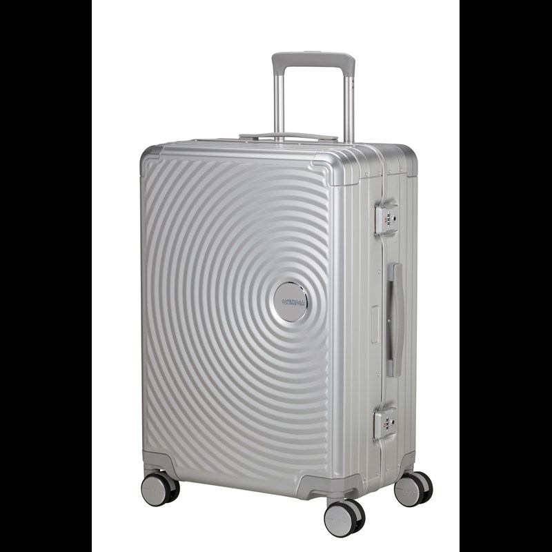 American Tourister Resväska Soundbox Alu Silver 68 Cm 2