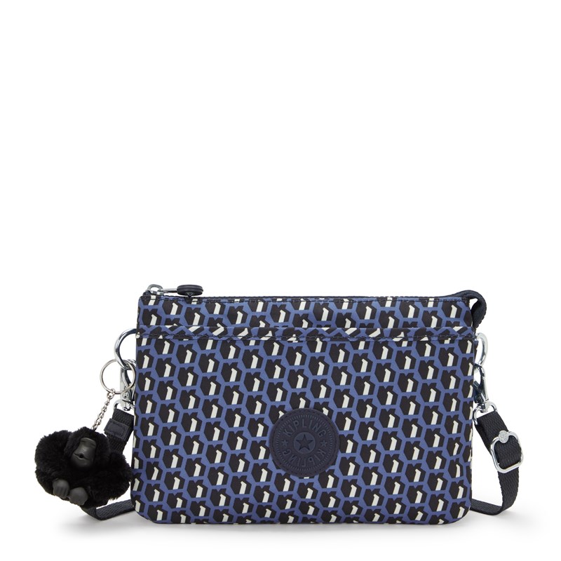 Kipling Crossbody Riri Blå/hvid 1