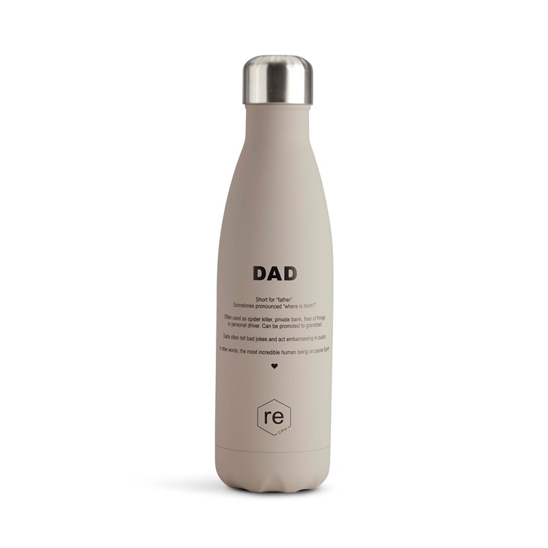 Rebottle Copenhagen Drikkeflaske Dad Brun/Beige 1