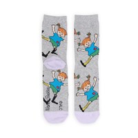 Nordic Buddies Damestrømpe Pippi  Fersken Str. 36-42 1