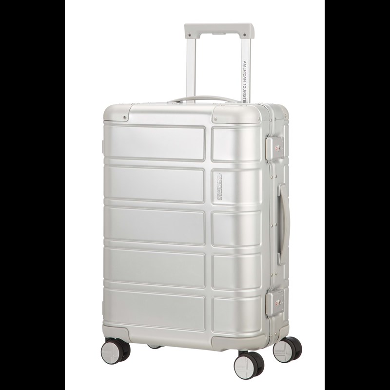 American Tourister Kuffert Alumo Sølv 55 Cm 2
