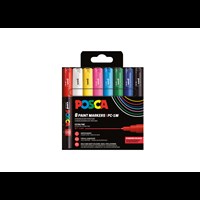 POSCA Tusser POSCA PC-1M 8-sæt Flerfarvet