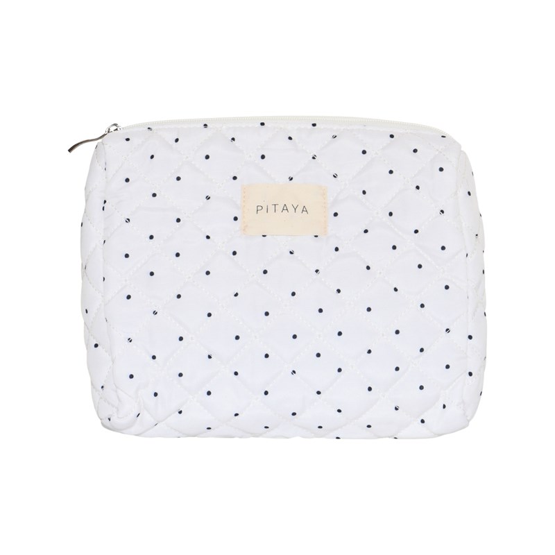 PITAYA Necessär Dots Medium  Vit