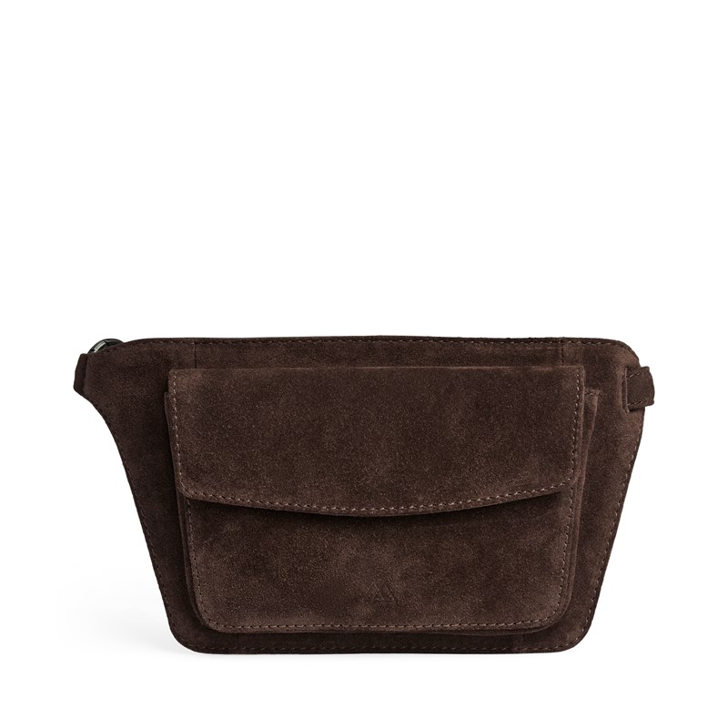 MARKBERG Bæltetaske ZayaMBG Suede M. Brun 5
