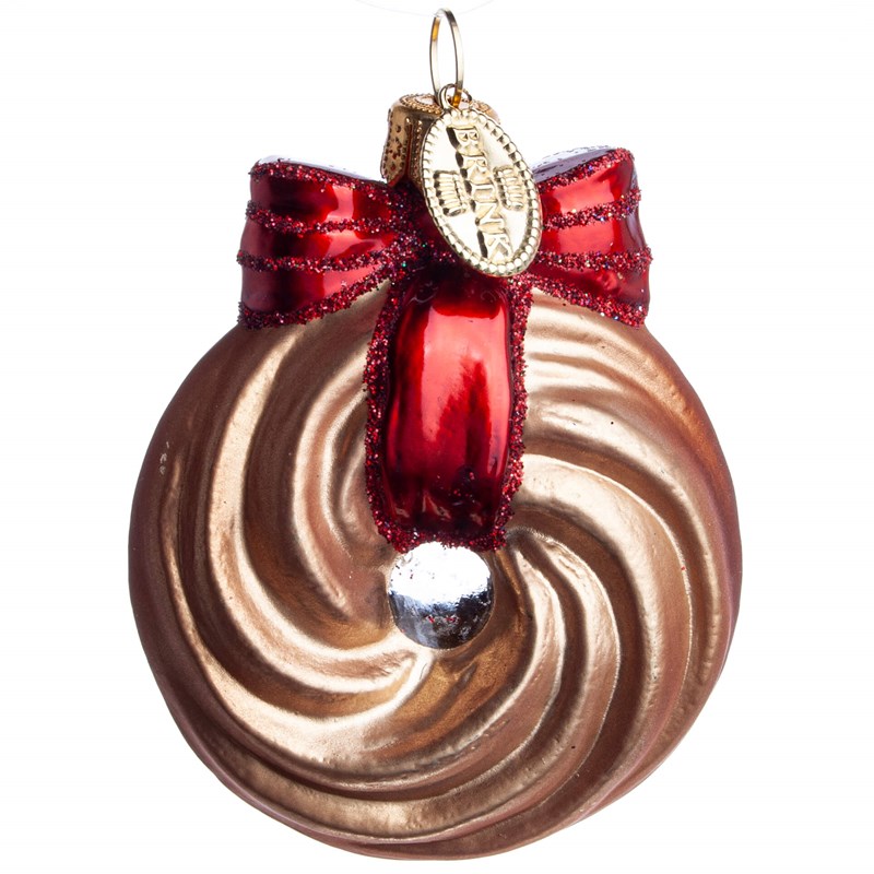 Brink Nordic Julekugle Vaniljekrans Brun/rød 1