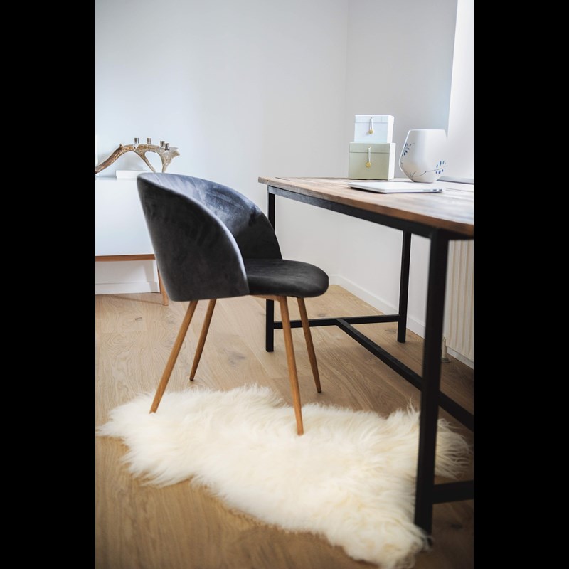 NATURES Collection Skindtæppe Hvid 2